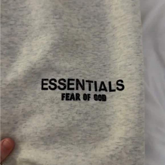 Fear of God Essentials Light Gray Sweatpants